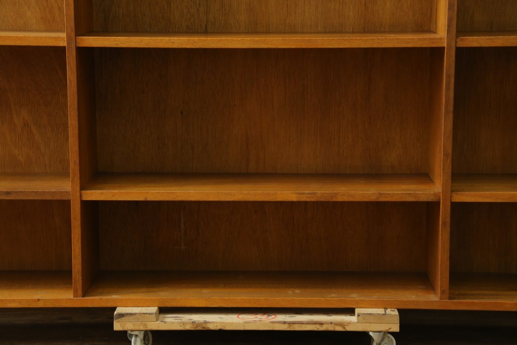 和製アンティーク　特大!!古い図書館のブックラック　(R-077692)