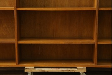 和製アンティーク　特大!!古い図書館のブックラック　(R-077692)