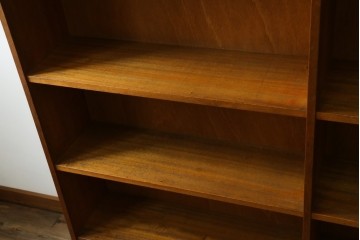 和製アンティーク　特大!!古い図書館のブックラック　(R-077692)