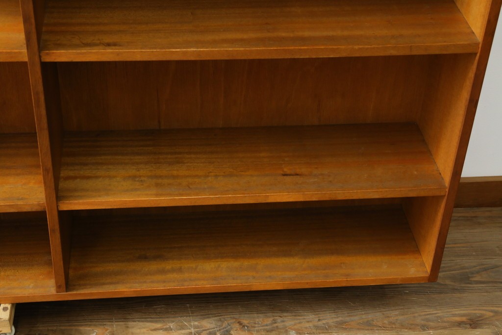 和製アンティーク　特大!!古い図書館のブックラック　(R-077692)