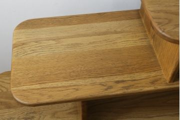 中古　希少な絶版品!　ACME Furniture(アクメファニチャー)　POCATELLO　SHELF(ポカテロ　シェルフ)-2018　アシンメトリーなデザインがお洒落な飾り棚(オープンラック、ディスプレイラック、陳列棚、店舗什器)(R-077693)
