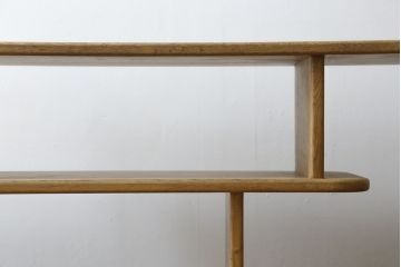 中古　希少な絶版品!　ACME Furniture(アクメファニチャー)　POCATELLO　SHELF(ポカテロ　シェルフ)-2018　アシンメトリーなデザインがお洒落な飾り棚(オープンラック、ディスプレイラック、陳列棚、店舗什器)(R-077693)