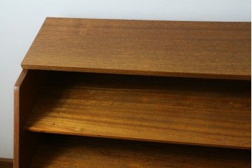 和製ヴィンテージ　図書館で使われていたシンプルなブックラック　(R-077696)