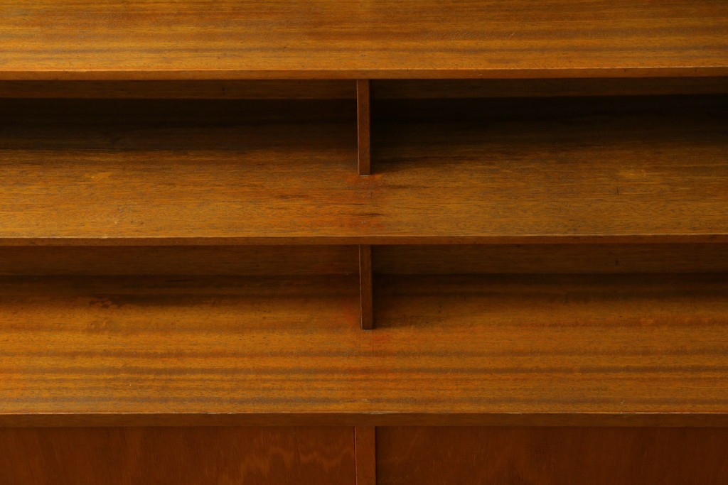 和製ヴィンテージ　図書館で使われていたシンプルなブックラック　(R-077696)