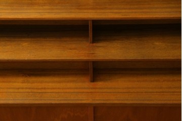 和製ヴィンテージ　図書館で使われていたシンプルなブックラック　(R-077696)