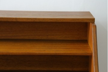 和製ヴィンテージ　図書館で使われていたシンプルなブックラック　(R-077696)