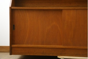 和製ヴィンテージ　図書館で使われていたシンプルなブックラック　(R-077696)