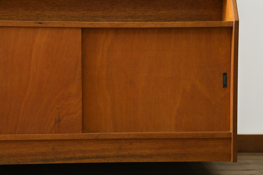 和製ヴィンテージ　図書館で使われていたシンプルなブックラック　(R-077696)