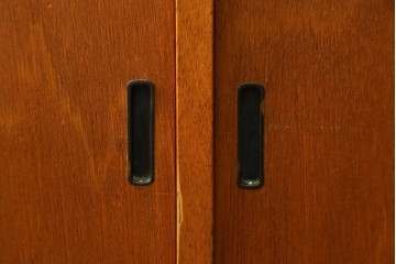 和製ヴィンテージ　図書館で使われていたシンプルなブックラック　(R-077696)