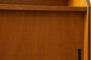 和製ヴィンテージ　図書館で使われていたシンプルなブックラック　(R-077696)