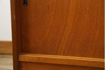 和製ヴィンテージ　図書館で使われていたシンプルなブックラック　(R-077696)