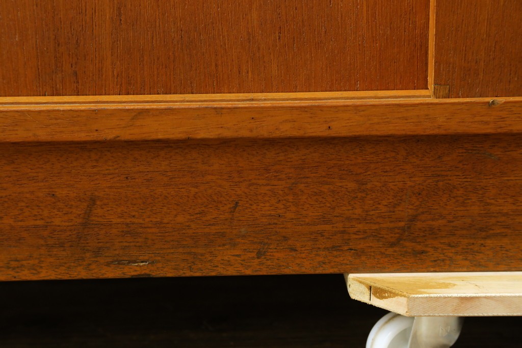 和製ヴィンテージ　図書館で使われていたシンプルなブックラック　(R-077696)