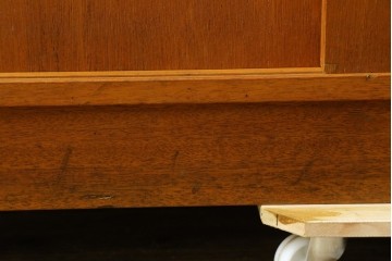 和製ヴィンテージ　図書館で使われていたシンプルなブックラック　(R-077696)