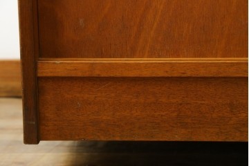 和製ヴィンテージ　図書館で使われていたシンプルなブックラック　(R-077696)