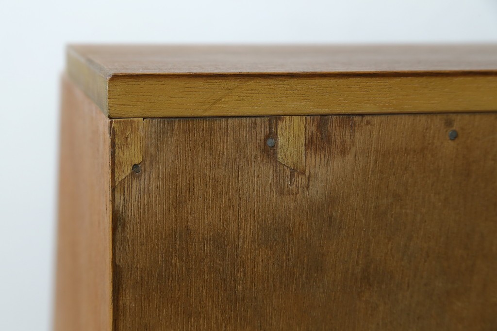 和製ヴィンテージ　図書館で使われていたシンプルなブックラック　(R-077696)