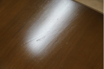 中古　カリモク家具(karimoku)　domani(ドマーニ)　Louis(ルイ)XVシリーズ　優雅な佇まいが魅力的なエクステンションテーブル　(R-077706)