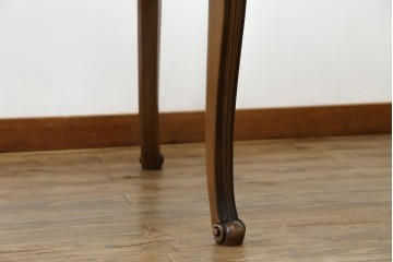 中古　カリモク家具(karimoku)　domani(ドマーニ)　Louis(ルイ)XVシリーズ　優雅な佇まいが魅力的なエクステンションテーブル　(R-077706)