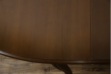 中古　カリモク家具(karimoku)　domani(ドマーニ)　Louis(ルイ)XVシリーズ　優雅な佇まいが魅力的なエクステンションテーブル　(R-077706)