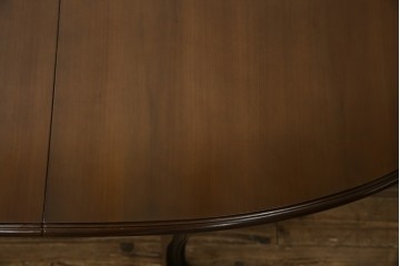 中古　カリモク家具(karimoku)　domani(ドマーニ)　Louis(ルイ)XVシリーズ　優雅な佇まいが魅力的なエクステンションテーブル　(R-077706)