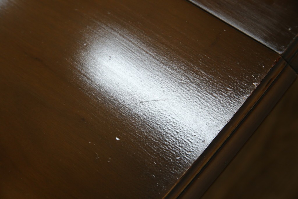 中古　カリモク家具(karimoku)　domani(ドマーニ)　Louis(ルイ)XVシリーズ　優雅な佇まいが魅力的なエクステンションテーブル　(R-077706)