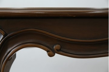 中古　カリモク家具(karimoku)　domani(ドマーニ)　Louis(ルイ)XVシリーズ　優雅な佇まいが魅力的なエクステンションテーブル　(R-077706)