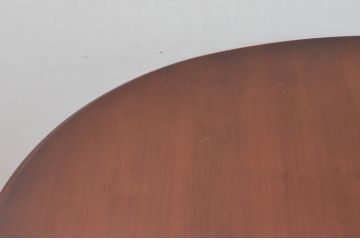 中古　カリモク家具(karimoku)　domani(ドマーニ)　Louis(ルイ)XVシリーズ　優雅な佇まいが魅力的なエクステンションテーブル(ダイニングテーブル、オーバルテーブル、食卓、4人掛け、6人掛け)(R-077706)