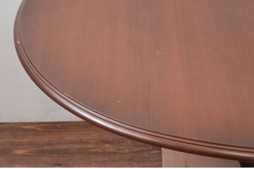 中古　カリモク家具(karimoku)　domani(ドマーニ)　Louis(ルイ)XVシリーズ　優雅な佇まいが魅力的なエクステンションテーブル(ダイニングテーブル、オーバルテーブル、食卓、4人掛け、6人掛け)(R-077706)