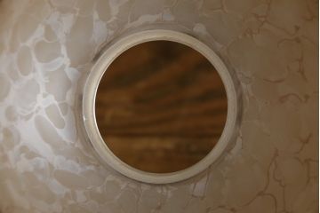 和製ビンテージ　松下電工(ナショナル)　木製のクラシックな八灯シャンデリア(天井照明、吊り下げ照明、ヴィンテージ)(R-077712)