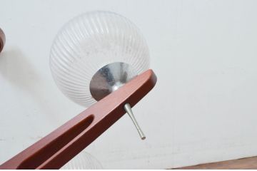 和製ビンテージ　松下電工(ナショナル)　ミッドセンチュリースタイルのお部屋作りにおすすめの4灯シャンデリア(天井照明、吊り下げ照明、ヴィンテージ)(R-077715)