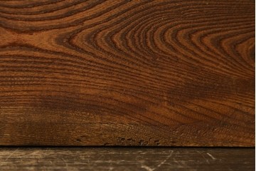 和製アンティーク　総欅(ケヤキ)材　シンプルでしっかりとしたつくりのブックスタンド　(R-077716)