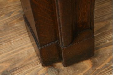 イギリスアンティーク　大型　オーク材　重厚感のある佇まいが魅力的なマントルピース(装飾、飾り棚、暖炉、ディスプレイ、英国)(R-077721)