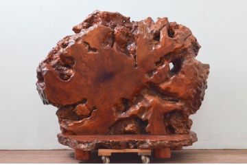和製ビンテージ　美品!!　重厚!!　楓(カエデ)材一枚板　木の質感そのままで存在感抜群の衝立て(パーテーション、衝い立て、つい立て、間仕切り、仕切り、ディスプレイ、ヴィンテージ)(R-077724)
