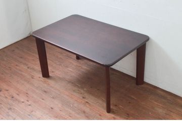 中古　カリモク家具(karimoku)　DT8511　シンプルなシルエットが魅力的なダイニングテーブル(食卓、作業台、机、4人掛け、6人掛け)(定価約12万円)(R-077726)