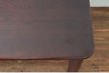 中古　カリモク家具(karimoku)　DT8511　シンプルなシルエットが魅力的なダイニングテーブル(食卓、作業台、机、4人掛け、6人掛け)(定価約12万円)(R-077726)