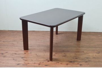 中古　カリモク家具(karimoku)　DT8511　シンプルなシルエットが魅力的なダイニングテーブル(食卓、作業台、机、4人掛け、6人掛け)(定価約12万円)(R-077726)
