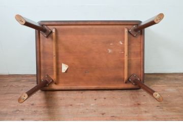 中古　カリモク家具(karimoku)　DT8511　シンプルなシルエットが魅力的なダイニングテーブル(食卓、作業台、机、4人掛け、6人掛け)(定価約12万円)(R-077726)