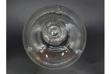 大正〜昭和初期　蓋付き　ノスタルジックな雰囲気を演出するハエ取り瓶2個セット(蠅、蝿、ハエトリ器、ガラス、硝子、フタ付き)(R-077750)