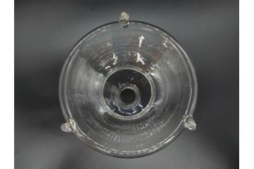 大正〜昭和初期　蓋付き　ノスタルジックな雰囲気を演出するハエ取り瓶2個セット(蠅、蝿、ハエトリ器、ガラス、硝子、フタ付き)(R-077750)
