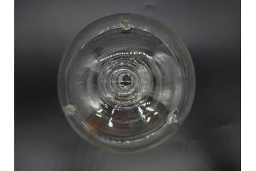 大正〜昭和初期　蓋付き　ノスタルジックな雰囲気を演出するハエ取り瓶2個セット(蠅、蝿、ハエトリ器、ガラス、硝子、フタ付き)(R-077750)