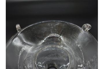 大正〜昭和初期　蓋付き　ノスタルジックな雰囲気を演出するハエ取り瓶2個セット(蠅、蝿、ハエトリ器、ガラス、硝子、フタ付き)(R-077752)