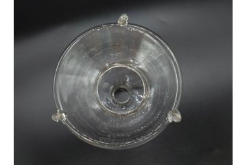 大正〜昭和初期　蓋付き　ノスタルジックな雰囲気を演出するハエ取り瓶2個セット(蠅、蝿、ハエトリ器、ガラス、硝子、フタ付き)(R-077752)