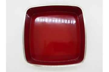 玉峰作　「梅花」　上品な梅の蒔絵が美しい御重箱&重台(木製、三段重箱、漆器、お重、共箱付き)(R-077753)