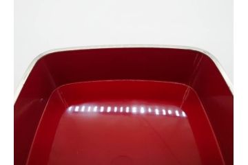 玉峰作　「梅花」　上品な梅の蒔絵が美しい御重箱&重台(木製、三段重箱、漆器、お重、共箱付き)(R-077753)