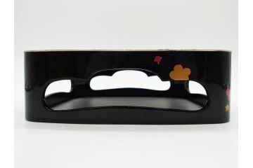 玉峰作　「梅花」　上品な梅の蒔絵が美しい御重箱&重台(木製、三段重箱、漆器、お重、共箱付き)(R-077753)