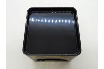 龍玉作　松竹梅の沈金彫が見事な御屠蘇器(鈴木孫次、蒔絵、漆器、木製、盃、杯、銚子、おとそ)(R-077755)