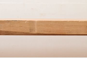 フランスアンティーク　天板極厚一枚板　素材そのままの風合いが魅力的な古い木味のフレンチ作業台(コンソールテーブル、ワークテーブル、飾り台、花台)(R-077763)