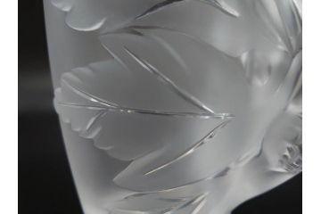 1986年　フランス　LALIQUE(ラリック)　キリンビアマグコレクション　コレクターズグラス　匠の技が光るビアマグ(クリスタルグラス、ジョッキ、KIRIN COLLECTORS GLASS、グラス)(R-077765)　