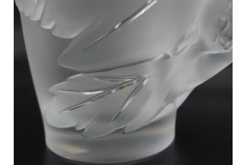 1986年　フランス　LALIQUE(ラリック)　キリンビアマグコレクション　コレクターズグラス　匠の技が光るビアマグ(クリスタルグラス、ジョッキ、KIRIN COLLECTORS GLASS、グラス)(R-077765)　