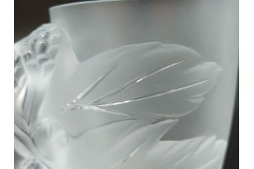 1986年　フランス　LALIQUE(ラリック)　キリンビアマグコレクション　コレクターズグラス　匠の技が光るビアマグ(クリスタルグラス、ジョッキ、KIRIN COLLECTORS GLASS、グラス)(R-077765)　