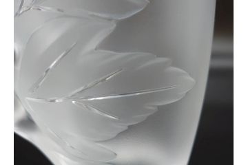 1986年　フランス　LALIQUE(ラリック)　キリンビアマグコレクション　コレクターズグラス　匠の技が光るビアマグ(クリスタルグラス、ジョッキ、KIRIN COLLECTORS GLASS、グラス)(R-077765)　